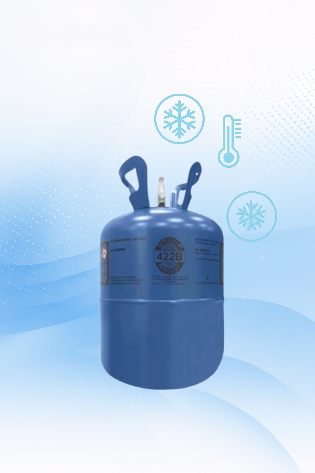 R-422B NU-22 Refrigerant 25 LB Container for HVAC Systems